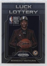 2022-23 Panini Prizm Luck of the Lottery Bennedict Mathurin #8 1p66