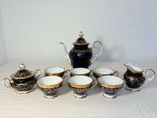 Echt WEIMAR KOBALT „Katharina“ 20003 Kaffeeservice, Tassen, Kanne, Milch, Zucker