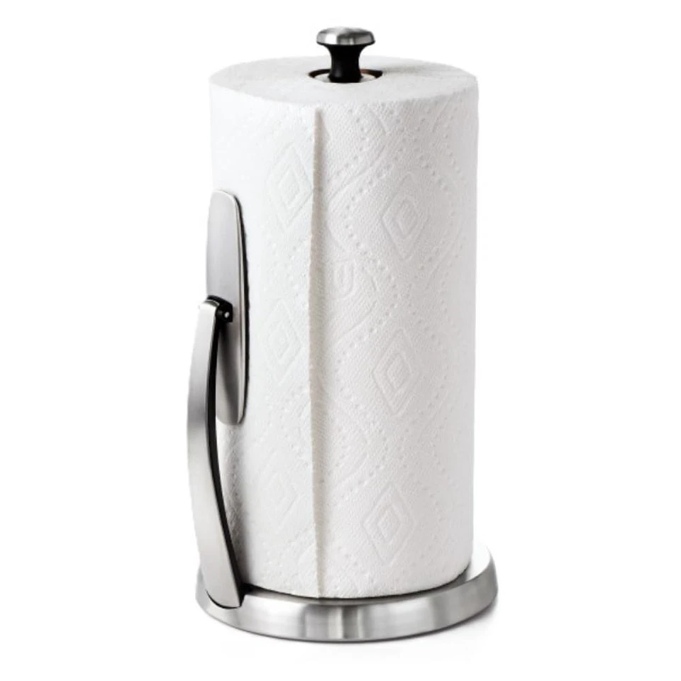 OXO Softworks SimplyTear Paper Towel Holder, Stainless Steel, 13.25" H - Image 2 of 4