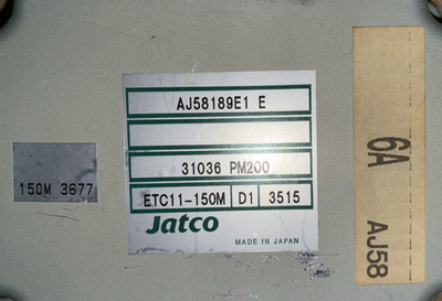AJ58189E1 E, Mazda 6, 3.0L, Transmission Computer Control Module