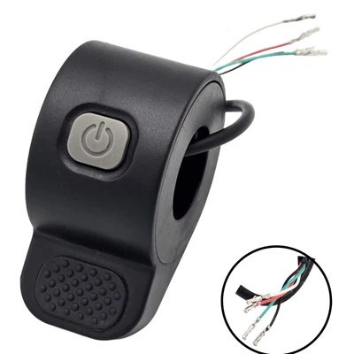 ESCOOTERVISION Navee V&S Serie Daumengas Aftermarket Ersatz mit Power Knopf
