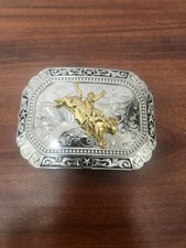 Awesome Bullrider Western Belt Buckle Rodeo Cowboy