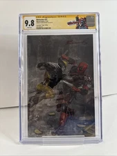Wolverine 37 CGC 9.8 SS Bjorn Barends Virgin Deadpool NYCC Damaged Case