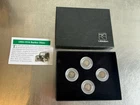 Lot Of 4 Barber Silver Dimes With Box