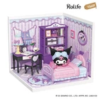 Rolife Miniature House kit DWL03 Sanrio Kuromi's Bedroom from Japan