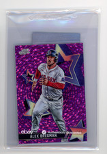 Marketplace image: 2025 Topps Chrome Cosmic Alex Bregman Starfractor Pink Refractor 1/1 Cubs