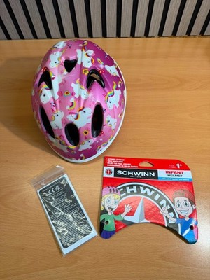 Schwinn Kinder Fahrradhelm Einhorn Pink 44-50 cm Babyhelm ab 1 Jahr