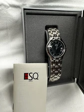 ESQ SWISS stainless steel, water, resistant, Swiss quartz movement watch ￼