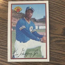 Bowman Ken Griffey Jr. #220 Seattle Mariners 1989 Baseball Card