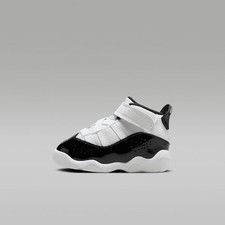 Jordan 6 Rings Baby/Toddler Shoes White/Varsity Red/Black
