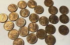 1946-D 1C RD BU Lincoln Wheat Cent - 1/2 Roll - (25 coins) #46d