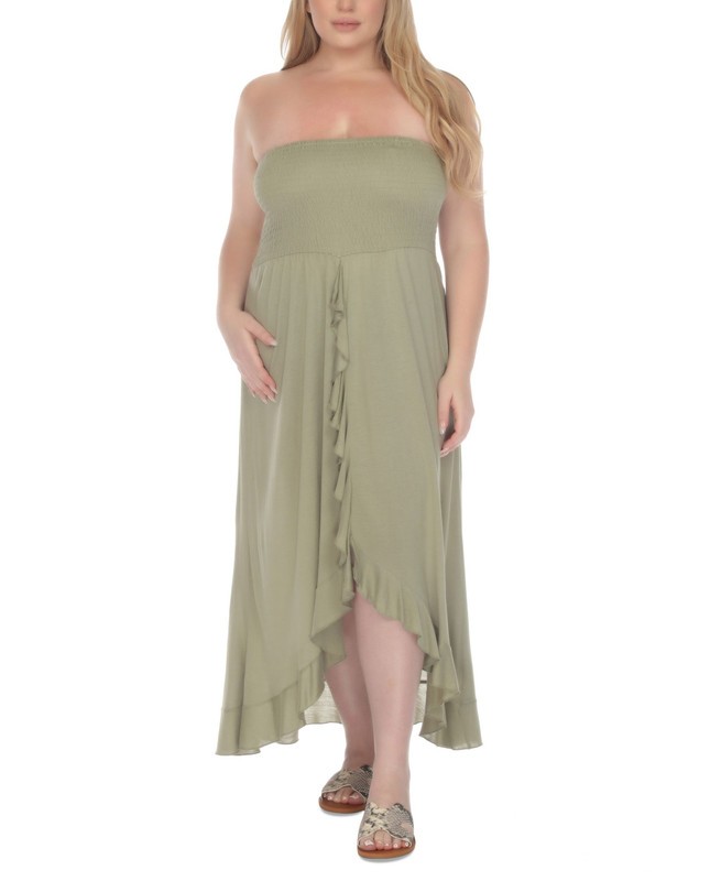 Raviya Women's Plus Size Tube Dress Cover-Up (Sage, 0X) | eBay Raviya Women's Plus Size Tube Dress Cover-Up (Sage, 0X) | eBay