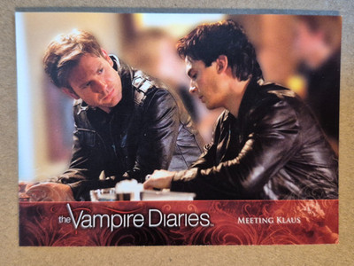 THE VAMPIRE DIARIES Season 2 Trading Card #65 Cryptozoic 2012 ''Meeting Klaus''