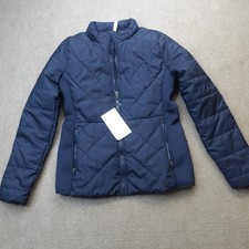 Fabletics Womens Jacket Large Blue Sedona Puffer NEW