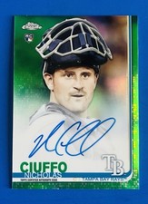 2019 Topps Chrome Nicholas Ciuffo Green Refractor Rookie Auto Card #RA-NC; #d/99