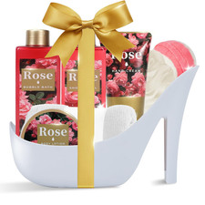 Spa Luxetique Gifts for Women High Heel Gift Set for Women 8Pcs Bath Sets Romant
