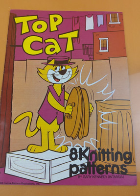 Original Gary Kennedy (Intarsia) Top Cat 8 x Strickanleitungen - Heft