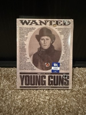 Young Guns 30th Anniversary [4K + Blu-Ray] (Steelbook) Rare & OOP. BRAND NEW!