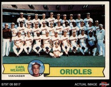 1979 Topps #689 Earl Weaver Orioles Team Checklist MANAGER HOF 3 - VG