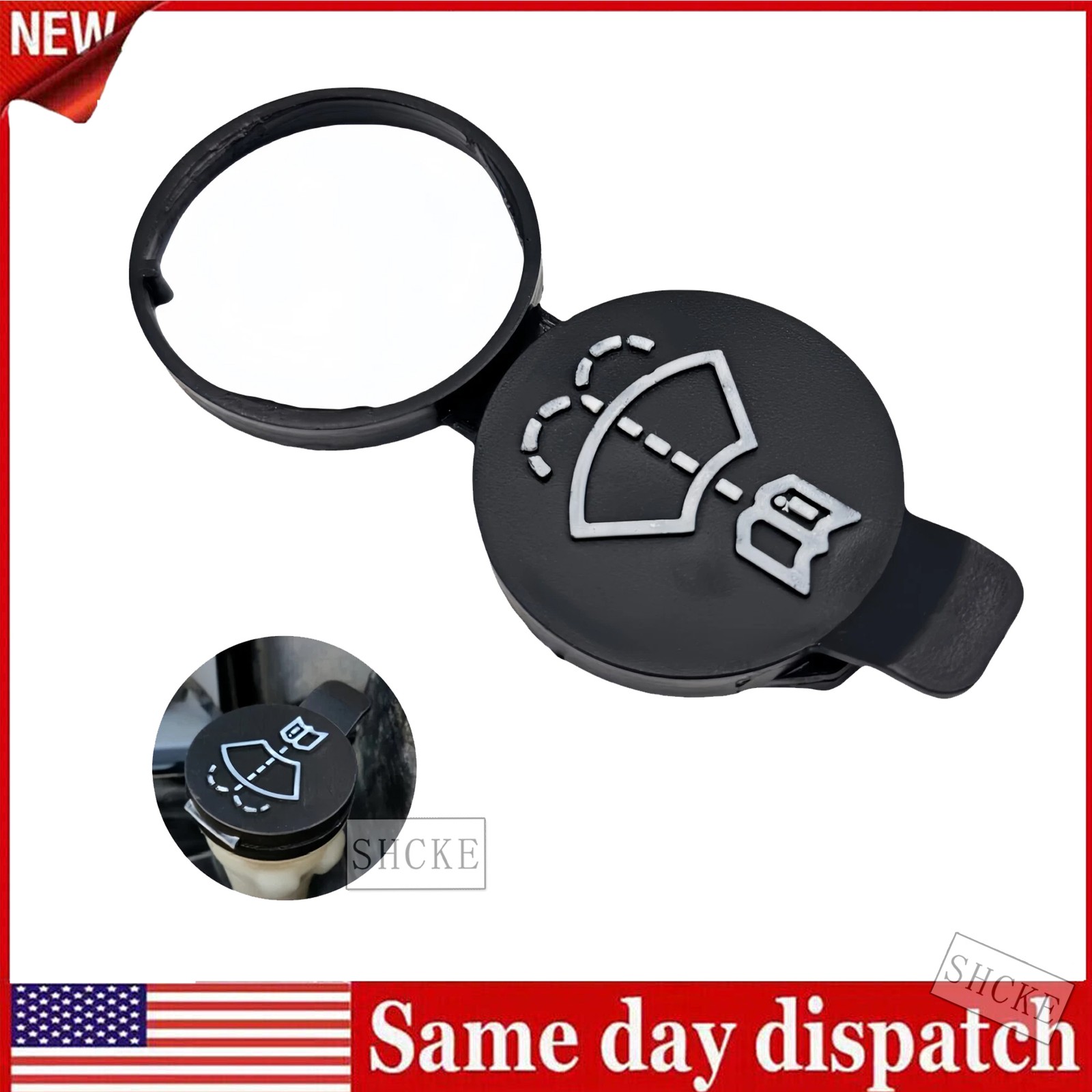 13227300 Bottle Cap Cover Windshield Wiper Washer Fluid Reservoir for Buick New
