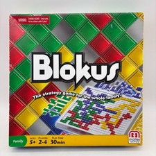 Blokus COMPLETE Mattel 2012 Strategy Mensa Tiles Family Board Game