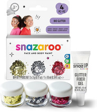 Bio Glitter, Thick Biodegradable Glitter - Set of 3 X Chunky  Gel Fijador