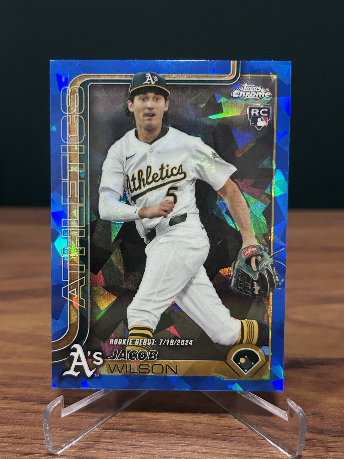 2025 Topps Chrome Update Sapphire Jacob Wilson Rookie Base #USC150