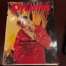 Rhythm & Drums Magazine Feb 1996 Chad Smith Red Hot Chili Peppers Used