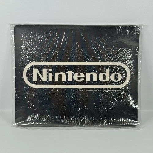 Nintendo Logo Black Mouse Pad Authentic and Licensed 2003