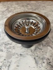 New Pop-up Basket Strainer Assembly for Kitchen Sink Stainless Steel 3.5 X 1.5