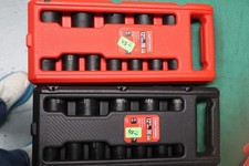 2 Craftsman 15887 Metric Sae 12 Piece 12 Drive Deep Impact Socket Sets
