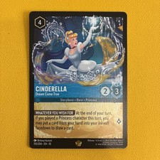 Disney Lorcana Cinderella Dream Come True Legendary Rare Non-Foil Card 155/204