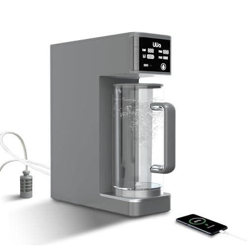 Uija Portable 5-Stage Ro Countertop Water Filter, Battery Po