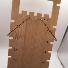 Gold Tone Large Hoop Earrings