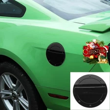 Black Filler Fuel Door Tank Gas Cap Cover Trim for Ford Mustang 10-14 Accessory