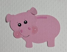 Pig Toy Story inspired. Scrapbook, Card making Paper Piecing