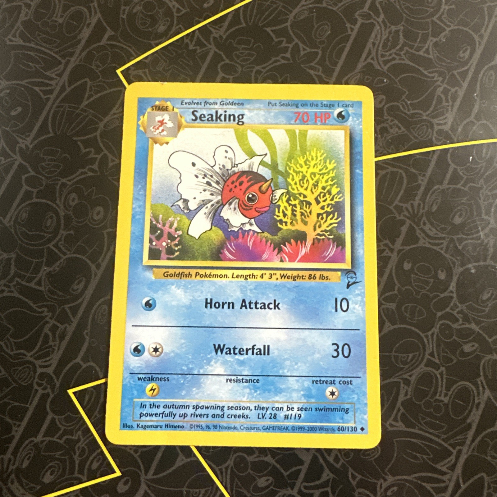 SEAKING - 60/130 - Base Set 2 - Pokemon Card D2