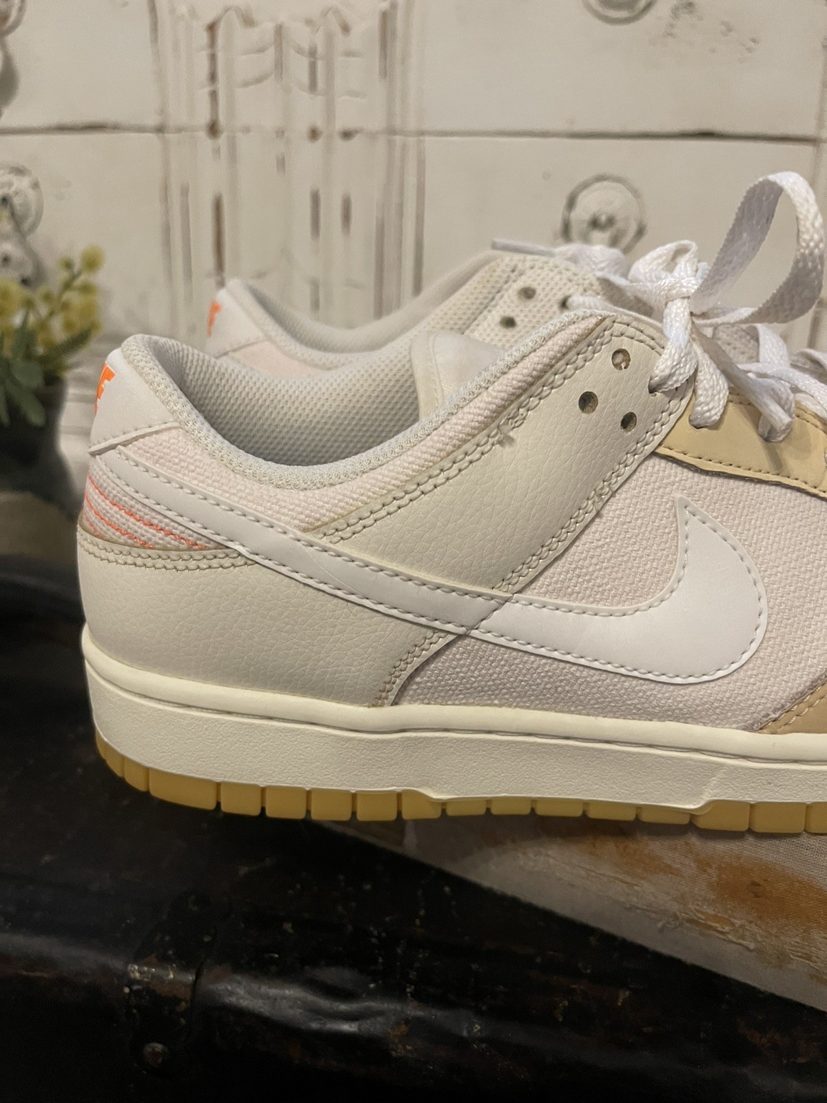 NIKE DUNK LOW SE "PATCHWORK IF LOST RETURN TO" WH… - image 12