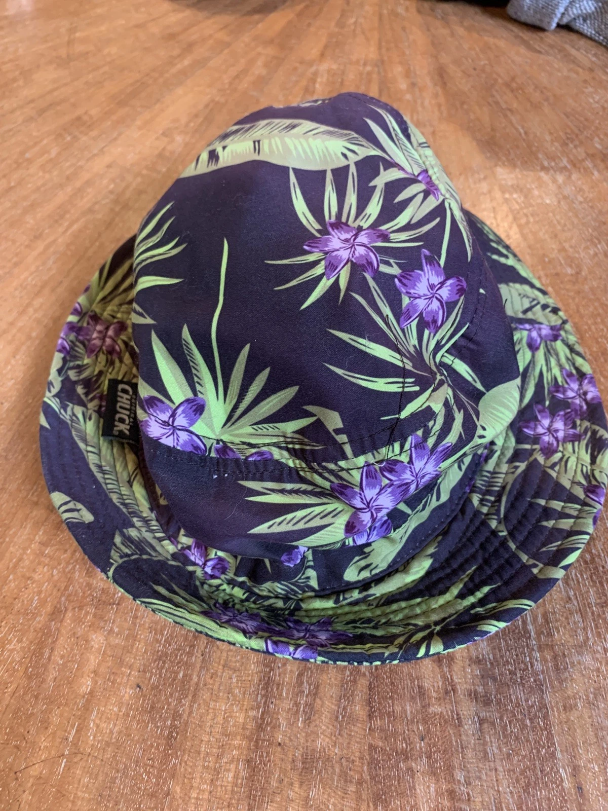 Original Chuck Bucket Hat - Tropical Green, Purple and Black