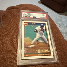 1991 Topps Desert Shield #750 BOBBY BONILLA PSA 9 PIRATES