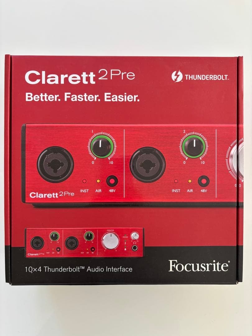 Focursrite Clarett 2Pre THUNDERBOLT Audio Interface jp | eBay