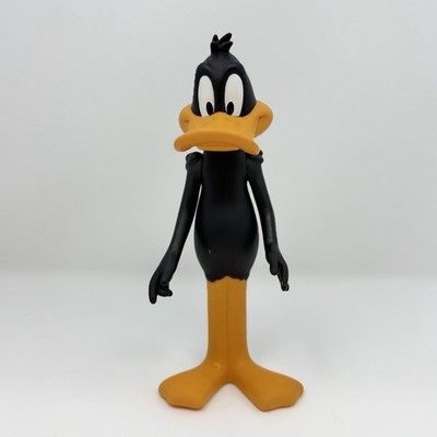 Vintage Looney Tunes Duffy Duck Vinyl Figure Warner Bros 90' WB RARE 8.5''