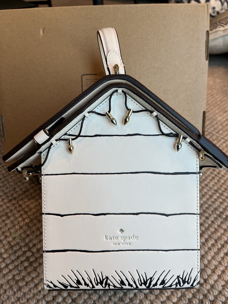 Kate Spade X Peanuts Snoopy 3D Dog House Crossbody Novelty Purse