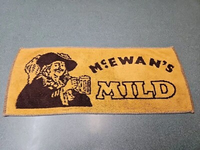 Vintage McEWAN'S Mild BAR TOWEL 