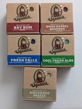 Dr Squatch Mini Soaps (Nt. Wt. 2.3 oz Each Bricc) 5-Pack FREE SHIPPING