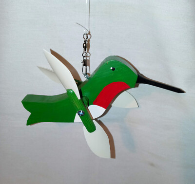 We Make Homemade Hand Crafted 7'' Hummers Hummingbird Wind Spinner Whirligigs