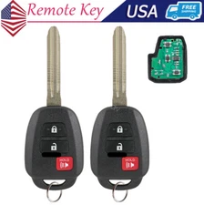 2 For 2018 2019 Toyota Tundra Keyless Entry Remote Car Key Fob GQ4-52T H Chip