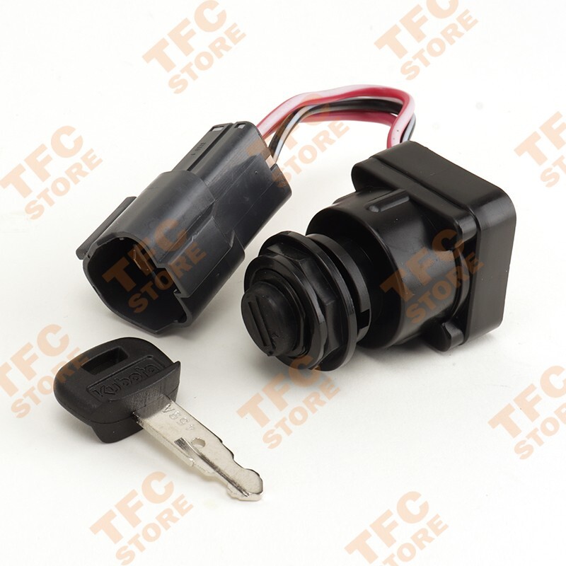 Ignition Switch For Kubota KX71-3 KX91-3 KX121-3 RC411-53964 HRC40