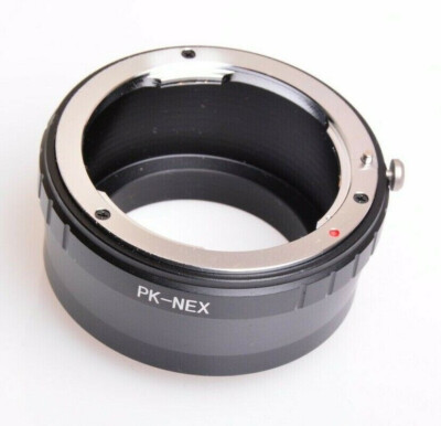 Pentax PK K Objektiv auf Sony E-Mount NEX Mount Adapterring NEX-6 NEX-7 NEX-F3 VG900