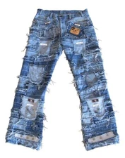 Ticila SEVEN STAR Original Rocker Biker Rockstar Vintage VIP Edition Jeans Wow